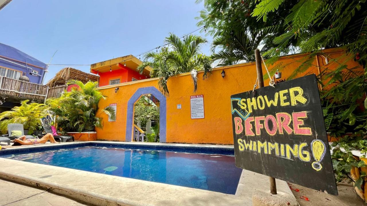 Weary Traveler Hostel Tulum Ngoại thất bức ảnh