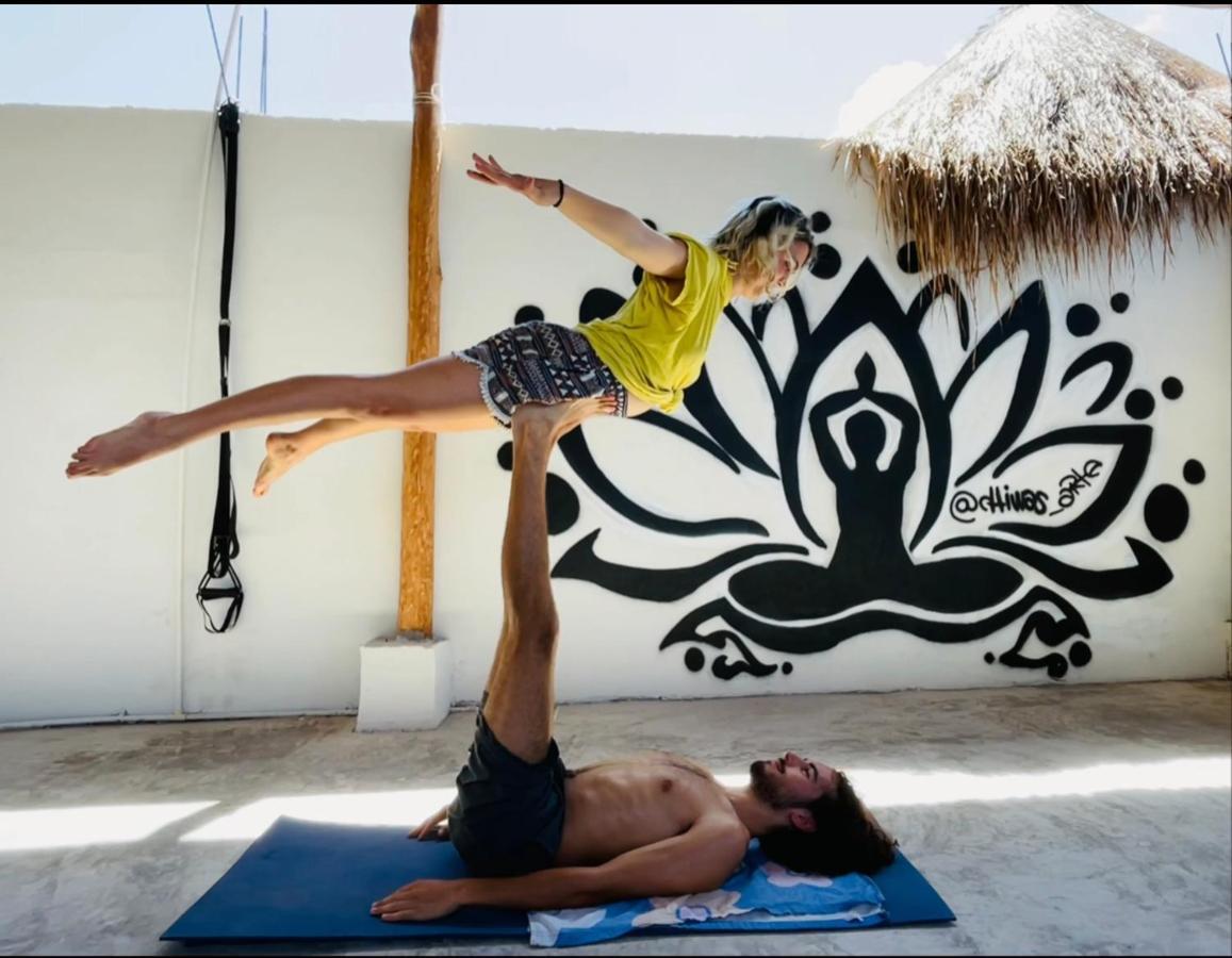 Weary Traveler Hostel Tulum Ngoại thất bức ảnh