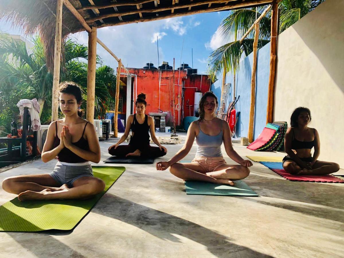 Weary Traveler Hostel Tulum Ngoại thất bức ảnh