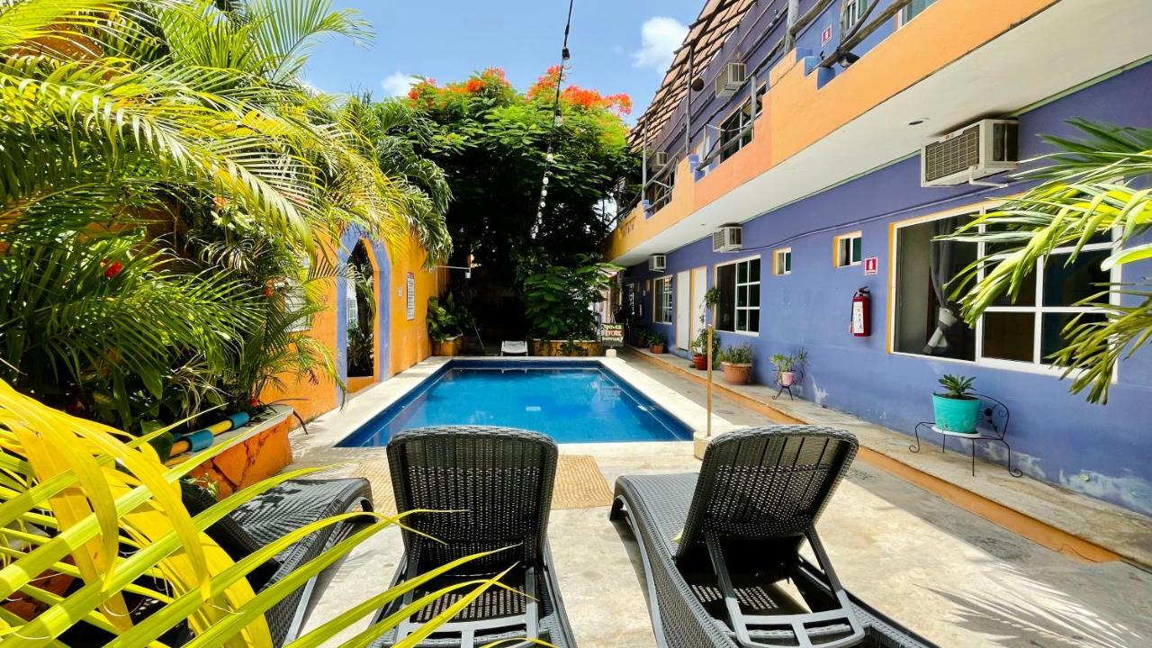Weary Traveler Hostel Tulum Ngoại thất bức ảnh